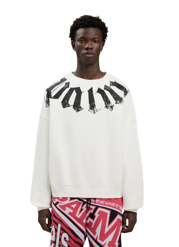 Photo: Palm Angels Big Neck Logo Loose Sweatshirt