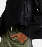 Sacai Paneled blouson jacket