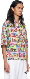 Moschino Multicolor Comics Shirt