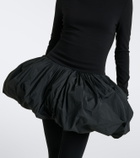Magda Butrym Paneled wool-blend minidress