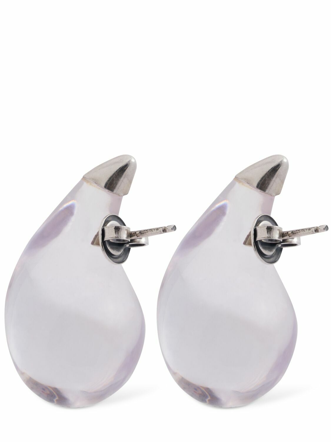 BOTTEGA VENETA - Drop Resin & Sterling Silver Earrings