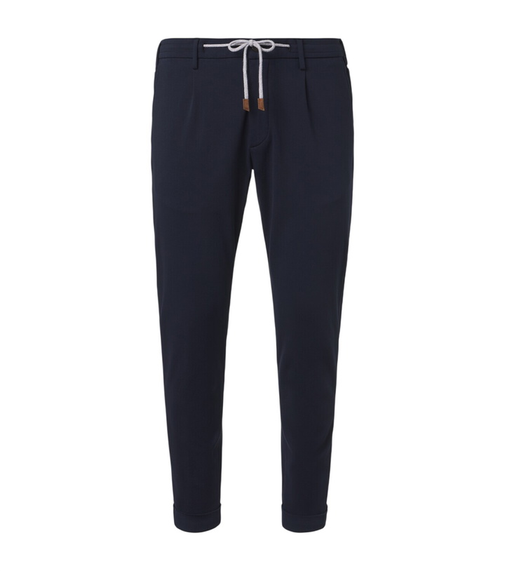 Photo: Eleventy Cotton-blend slim pants