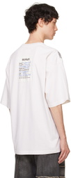 doublet White Gaffer Tape Repair T-Shirt