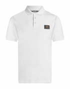 Moschino Mens Polo shirt in White
