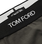 TOM FORD - Stretch-Cotton Boxer Briefs - Green