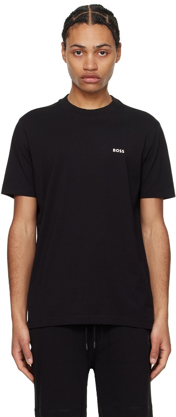 Photo: BOSS Black Contrast T-Shirt