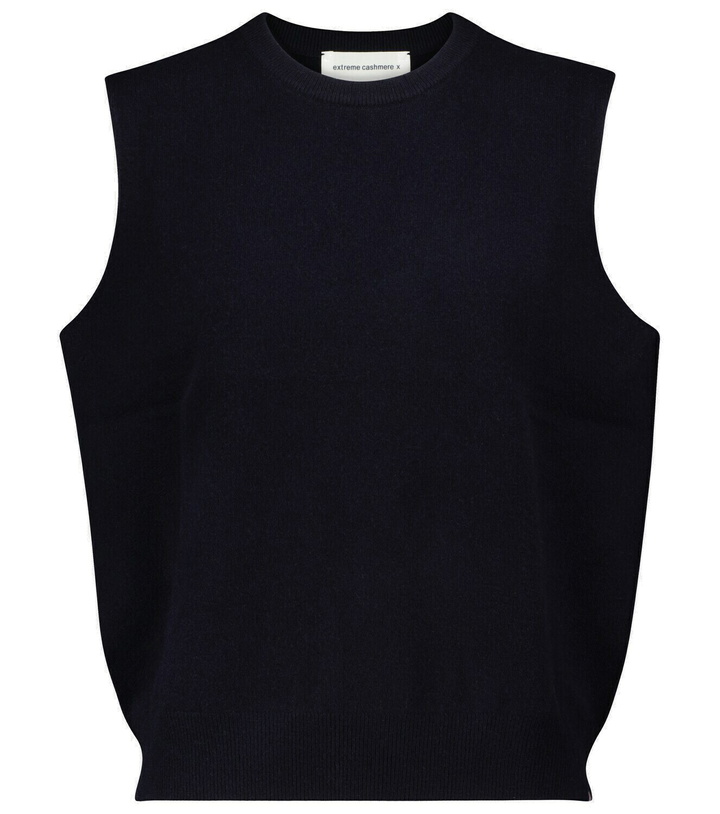 Photo: Extreme Cashmere N°156 Be Now cashmere-blend sweater vest