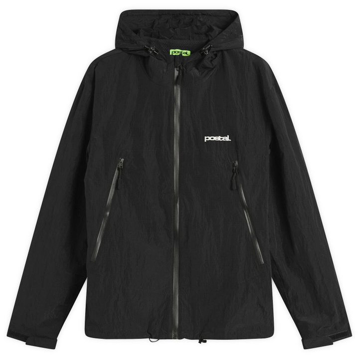 Photo: POSTAL Men's Discovery Shell Hooded Jacket in Black