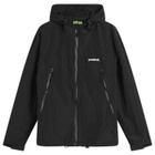 POSTAL Men's Discovery Shell Hooded Jacket in Black