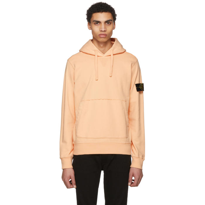 Photo: Stone Island Pink Kangaroo Pocket Hoodie 