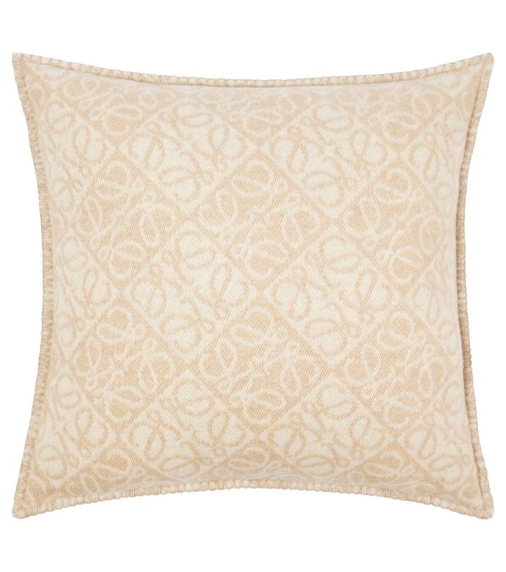 Photo: Loewe Anagram wool and cashmere cushion