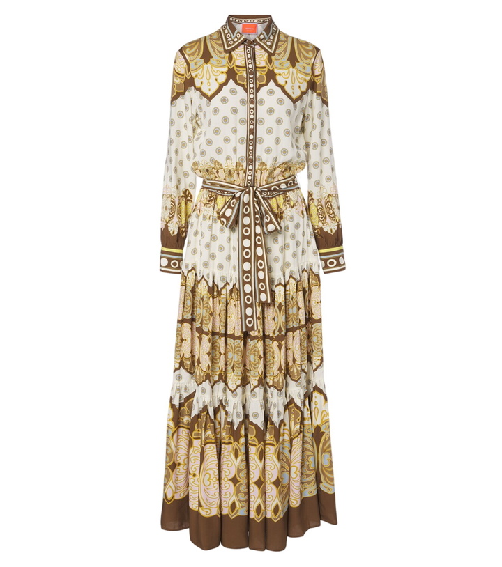 Photo: La DoubleJ Bellini printed voile shirt dress
