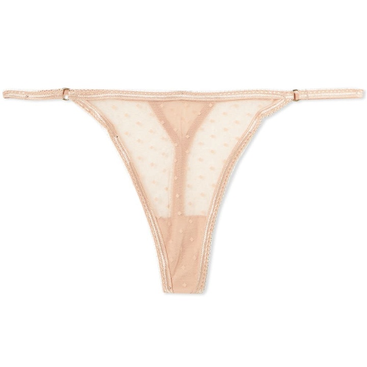 Photo: Love Stories Women's Carole Crystal Thong in Light Brown