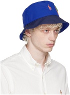 Polo Ralph Lauren Blue Flap Pocket Bucket Hat