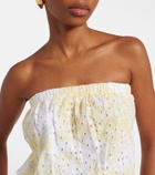 Melissa Odabash Naomi broderie anglaise cotton jumpsuit