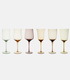 Bitossi - Set of 6 wine glasses