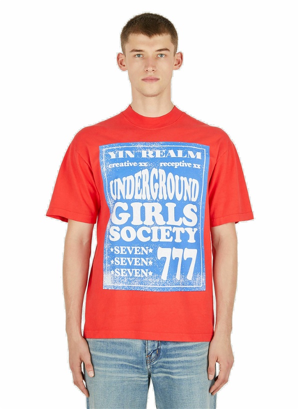 Photo: Underground Girls Society Raver T-Shirt in Red