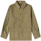 FrizmWORKS Men's French Work Jacket in Olive