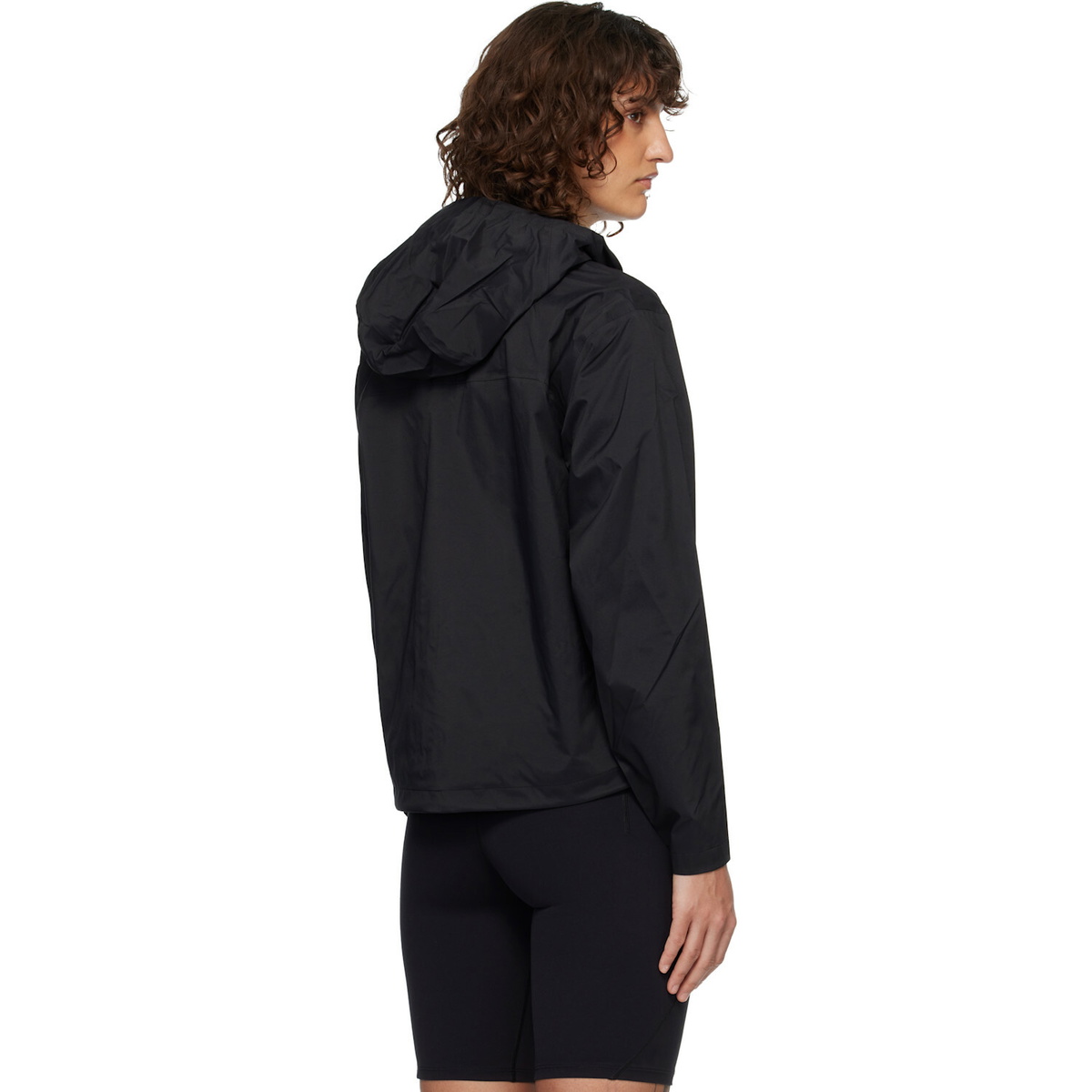 The North Face Black Voyage Rain 3L Hooded Rain Jacket