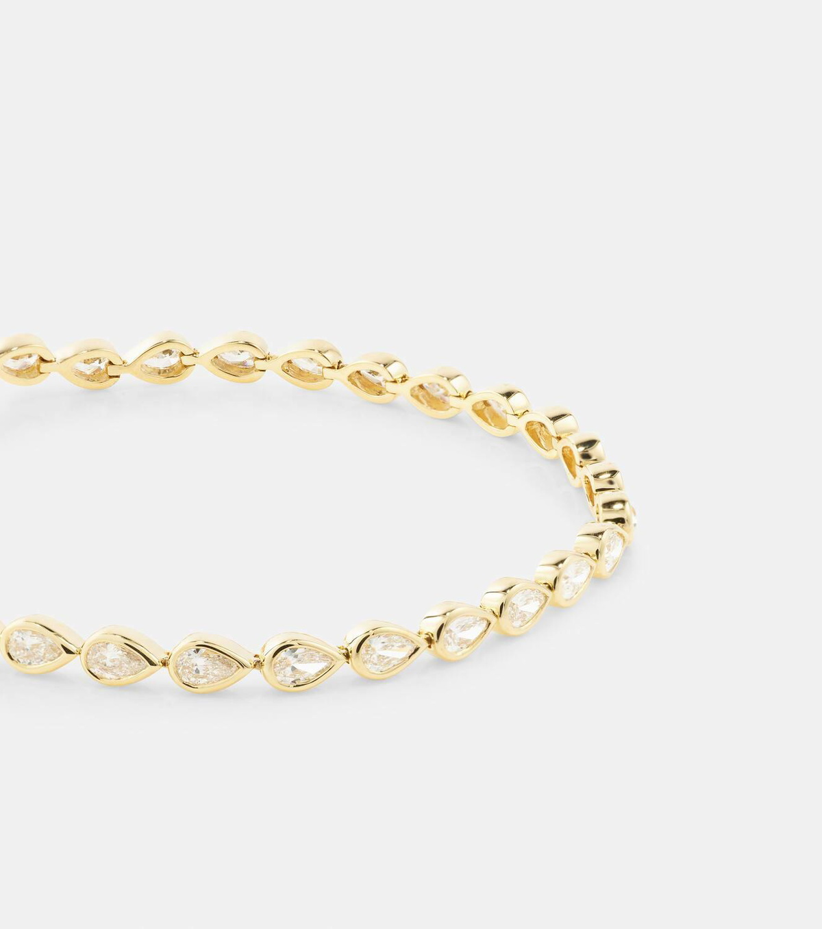 Anita Ko 18kt gold tennis bracelet with diamonds