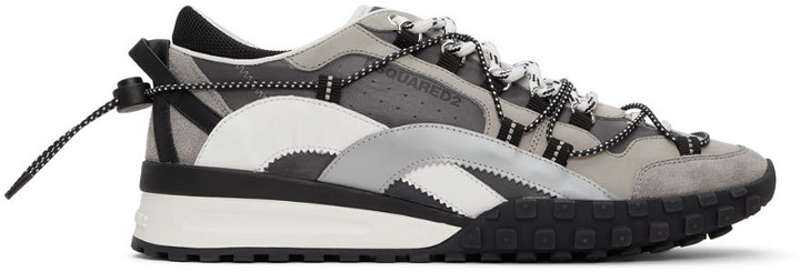 Photo: Dsquared2 Grey Legend Low-Top Sneakers