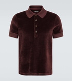 Tom Ford Velour polo shirt