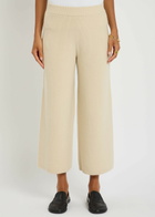 Joseph Ribbed Knit Culotte Trousers Cream