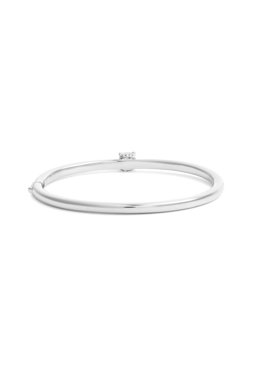 Kate Spade Silver Crystal Bracelet Lucky Charm Pavé Horseshoe Solitaire Bracelet | Kate Spade  main image 4