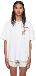 JW Anderson White Chest Pocket T-Shirt