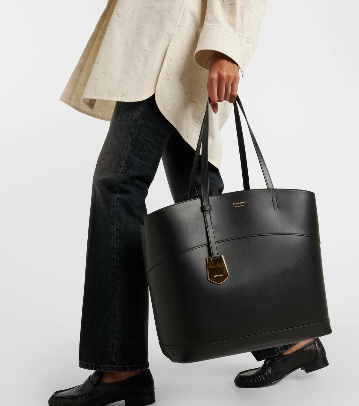 Ferragamo Charming Medium leather tote bag Salvatore Ferragamo