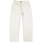 Blue Blue Japan Men's Sashiko Hand Stitched Double Knee Pant in Natural