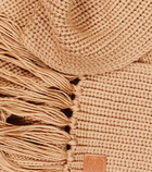 Loewe - Cable-knit wool scarf