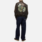 Avirex Men's Sky Charmer A-2 Leather Jacket in Vintage Brown