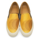 Dries Van Noten Yellow and Brown Verner Panton Edition Leather Sneakers