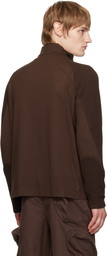 POST ARCHIVE FACTION (PAF) SSENSE Exclusive Brown 7.0 Right Sweatshirt