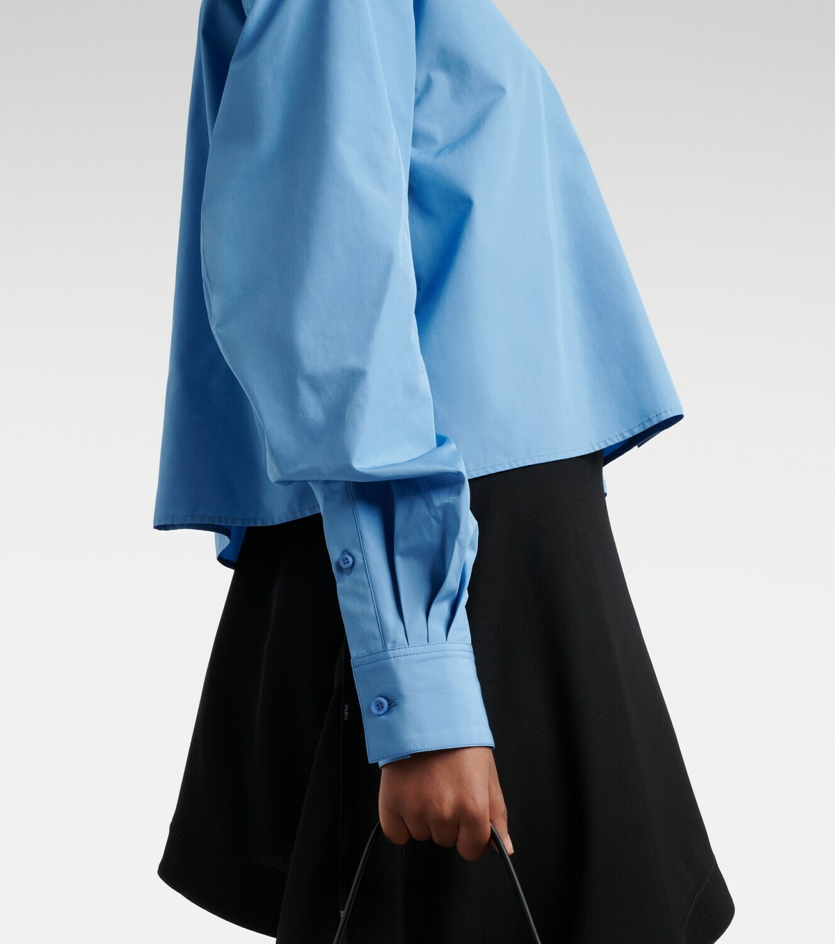 Loewe Anagram embroidered cotton shirt