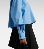Loewe Anagram embroidered cotton shirt