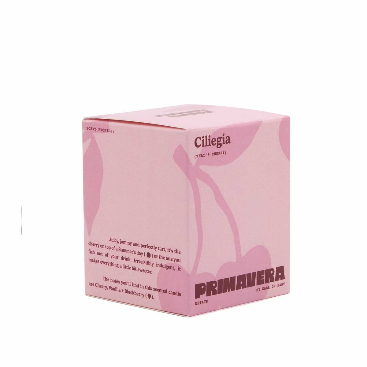 Earl of East x Primavera Estate Candle - Cilegia 