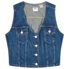 Levi's Women's Denim Waistcoat in Blue