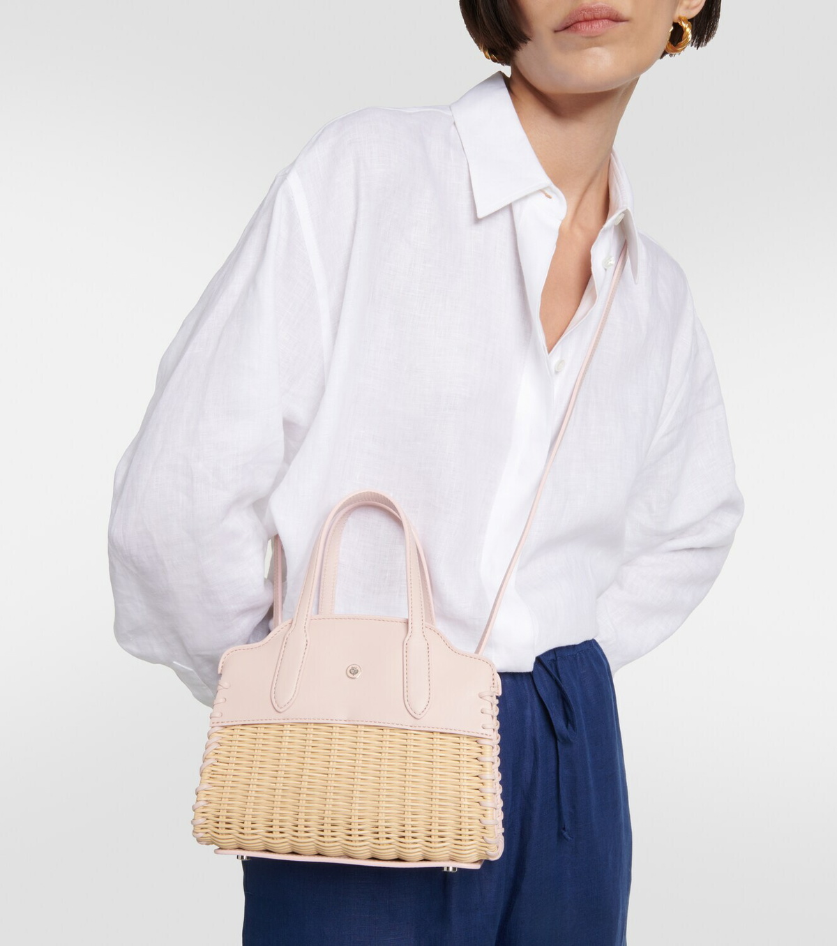 Loro piana discount raffia bag