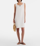 Miu Miu Ivy crochet raffia shoulder bag