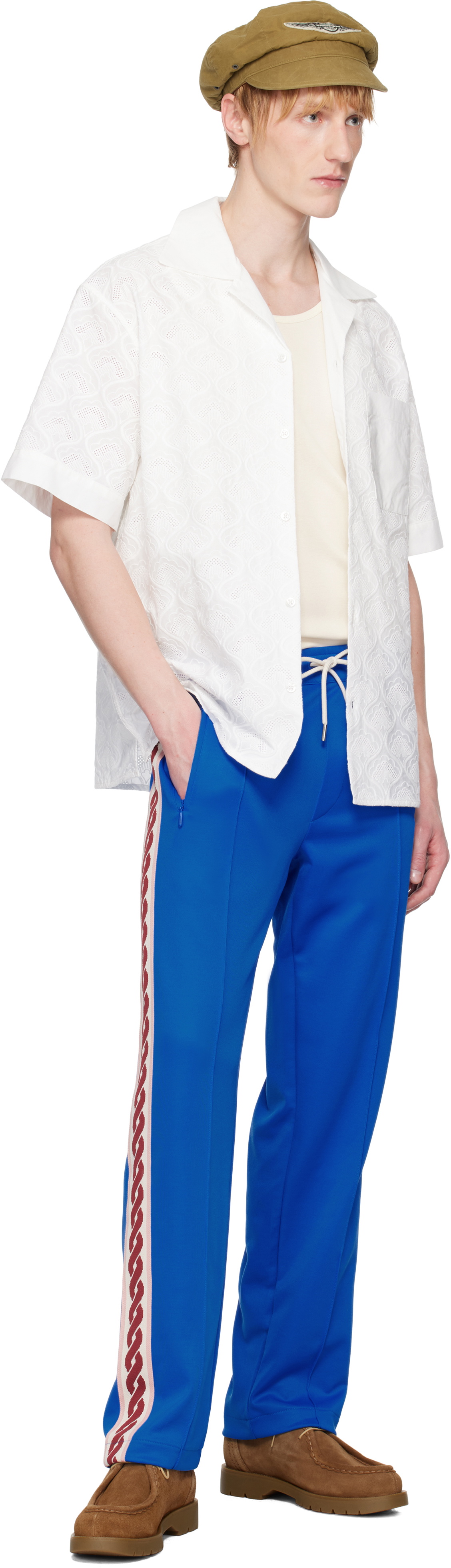 Drôle De Monsieur Blue 'Le Track Pants Tresse' Track Pants Drôle