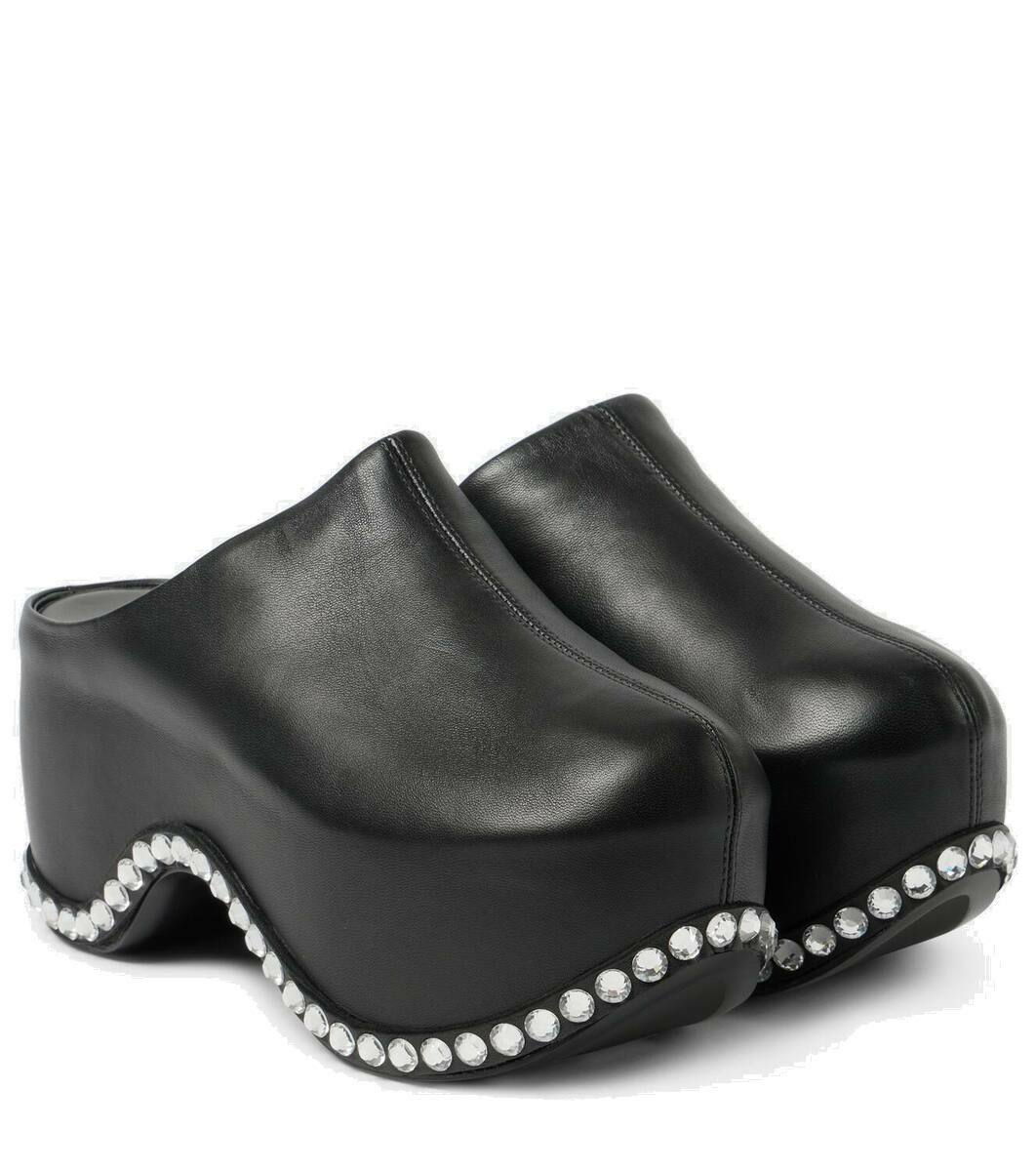 【AREA】x Sergio Rossi マーキス装飾サンダル AREA x Sergio Rossi Marquise crystal-embellished mules