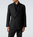 Saman Amel Double-breasted linen suit
