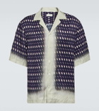 Dries Van Noten Printed bowling shirt