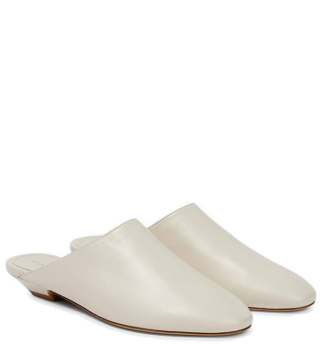 Khaite Venice leather slides Khaite Khaite Venice leather slides Khaite