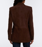 Ralph Lauren Collection Ramona double-breasted suede blazer