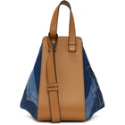 Loewe Blue Denim Small Hammock Bag