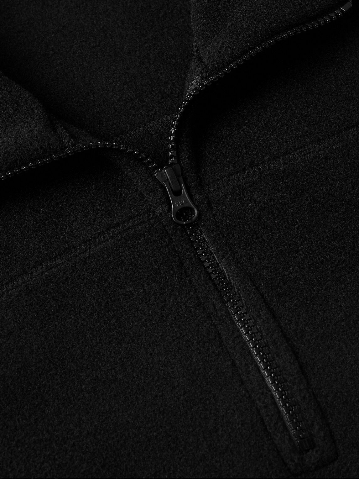 66 North - Esja Logo-Appliquéd Fleece Half-Zip Sweatshirt - Black