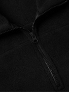 66 North - Esja Logo-Appliquéd Fleece Half-Zip Sweatshirt - Black